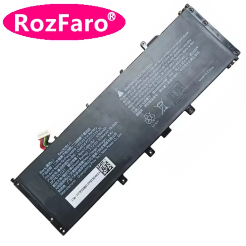 Robzfaro-新しいバッテリー,CNF541-BBモデルns14a5 PT3571123-2S,7.6V,38.5wh,5000mAh