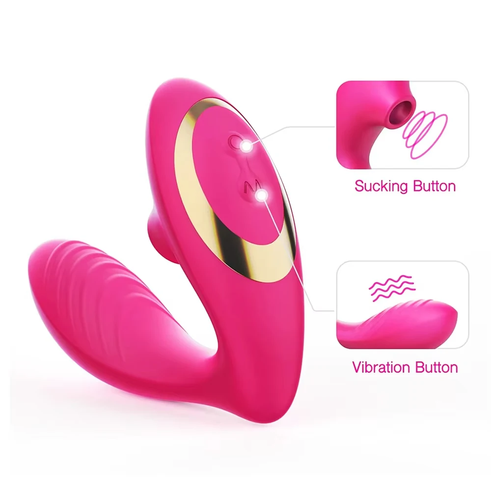 Woman Wear Sucking Tease Vibrator Clitoris Vagina G-Spot Mastubator Dildo Anal Prostate Masturbation Sucker Sex Toys for Couple view 4