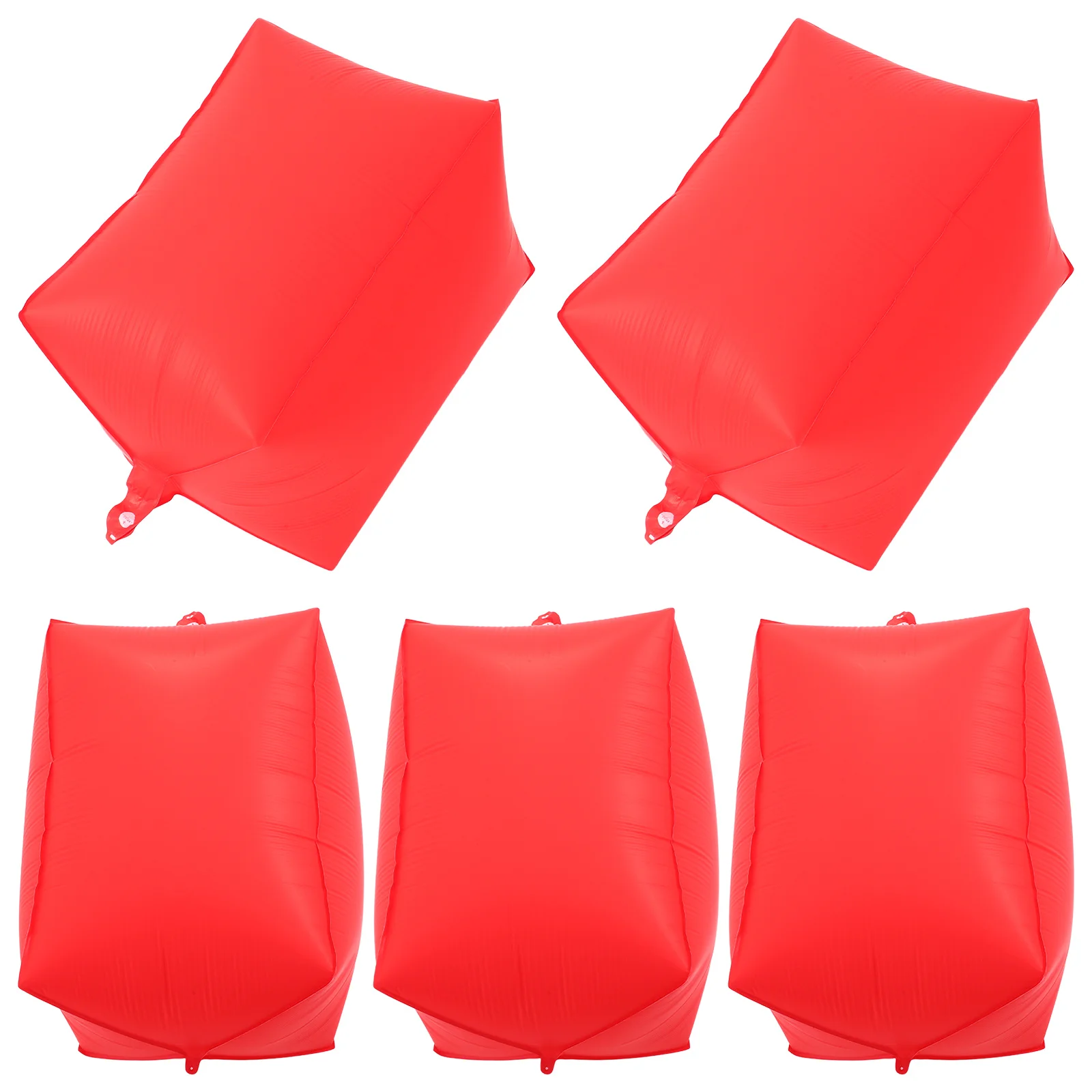 

5pcs Inflatable Square Balloons Writable Creative Lamp For Party Birthday Wedding Decorations Floating Decorative Lights