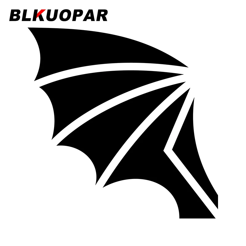 

BLKUOPAR For Bat Wing Decals Vinyl Car Stickers Windshield Skateboard Waterproof Air Conditioner Sunscreen Funny Decoration