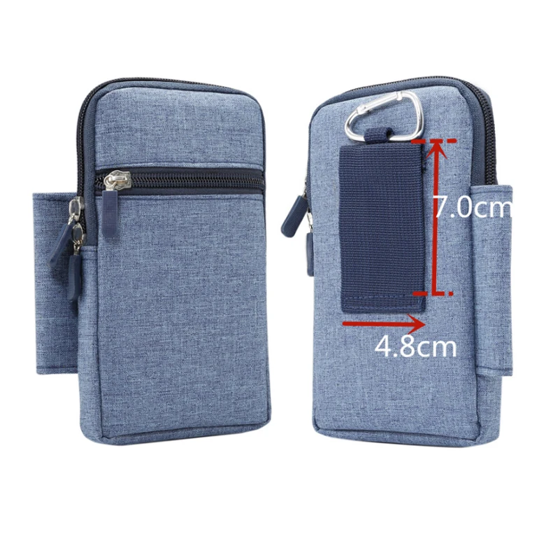 Bolsa Universal para teléfono, bolsa con Clip para cinturón para iPhone 14, 13, 12, 11 Pro, Samsung, Huawei, Xiaomi, LG, riñonera informal, funda para deportes al aire libre