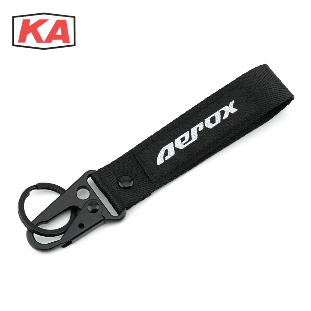 

Keychain For Yamaha Aerox155 Aerox Nvx 155 Nvx155 Both Side Embroidered Motorcycle Key Holder Case Moto Keyring Key Chain Ring