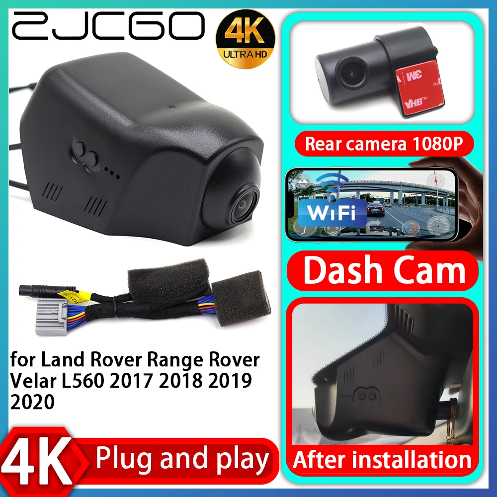 

UHD 4K 2160P Plug and Play DVR Dash Cam UHD Video Recorder for Land Rover Range Rover Velar L560 2017 2018 2019 2020