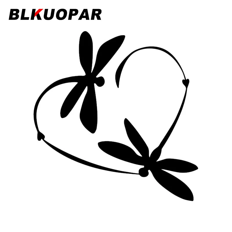 

BLKUOPAR наклейки на автомобиль со стрекозой, милый фургон, креативная наклейка, индивидуальный солнцезащитный крем, лобовое стекло, украшение для мотоцикла, автомобильные аксессуары