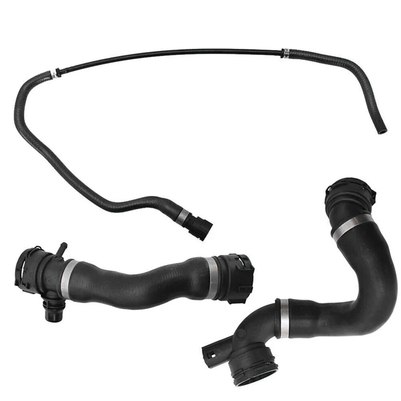 

A04E-3Pcs Car Upper Lower Coolant Radiator Hose For BMW E90 E91 E92 325I 330I 330Xi 2006 328I 328Xi 17127618510 17127531581