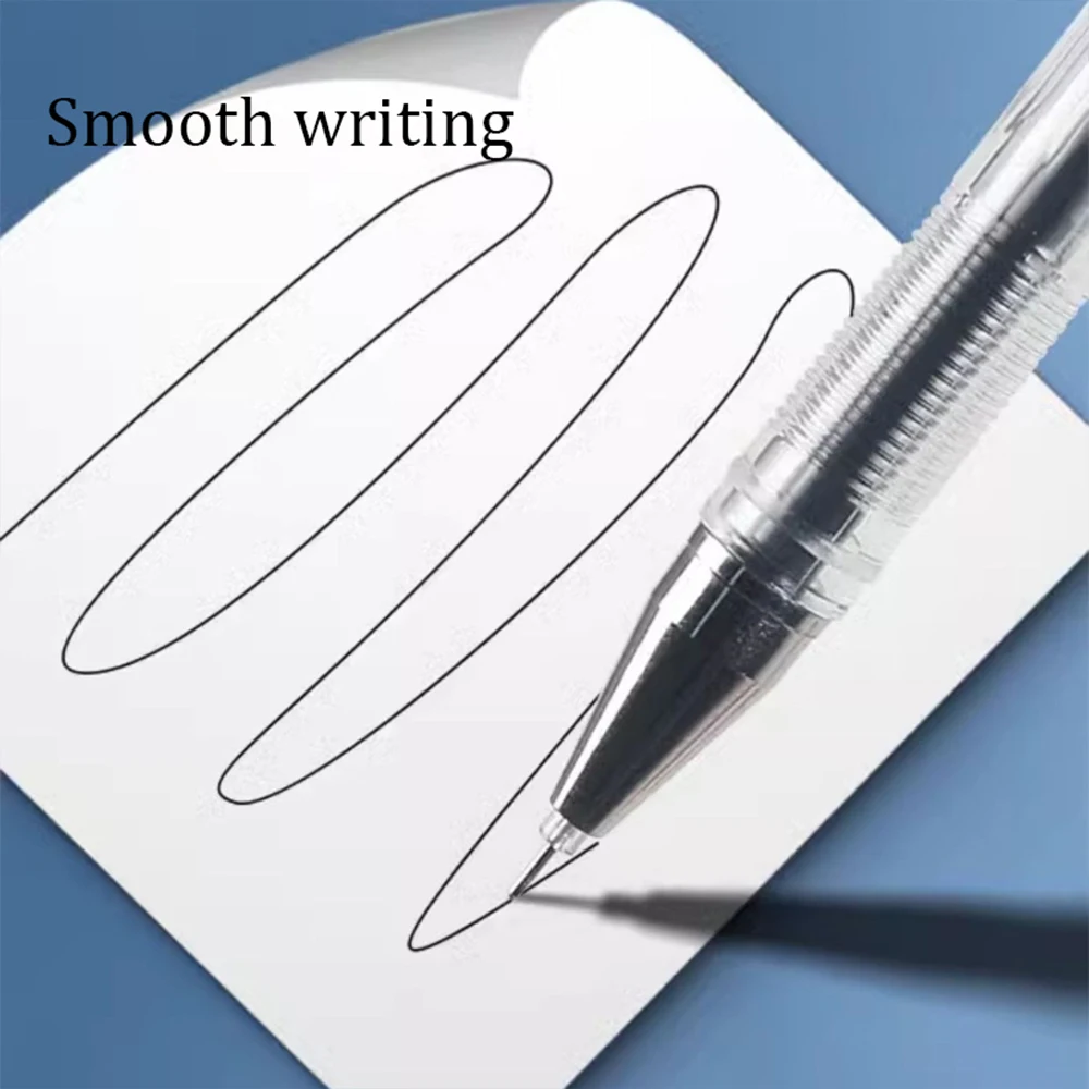 مجموعة أقلام توقيع جل جديدة فائقة الدقة 0.28 مم، أنبوب إبرة كامل، قلم حفظ الكتب بالحبر الأسود، قلم ترقق لتتبع الخط