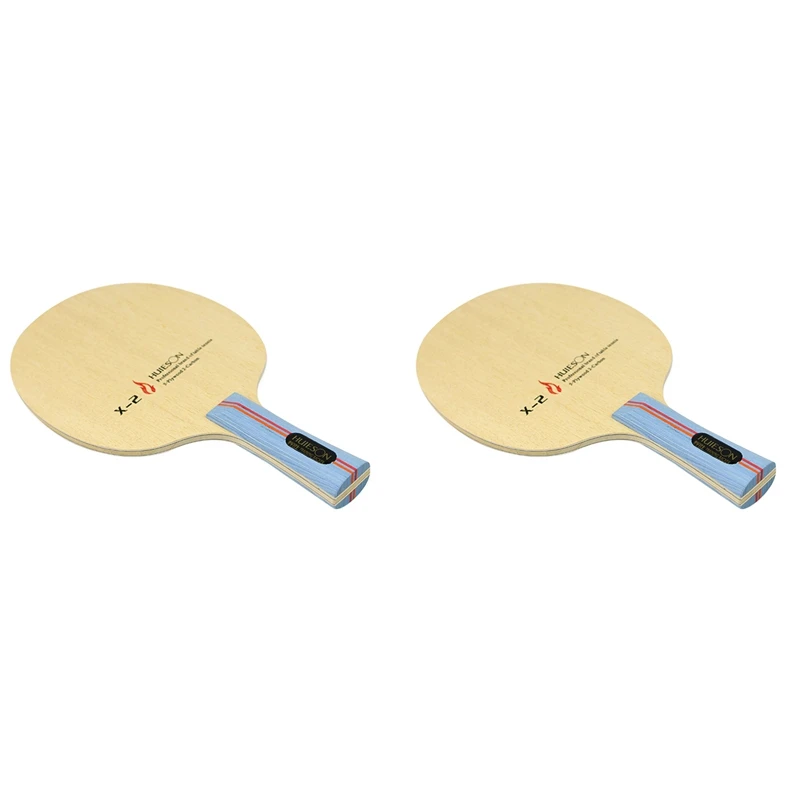 2X Huieson 7 Ply Hybrid Carbon Table Tennis Racket Blade Lightweight Ping Pong Racket Blade Long Handle