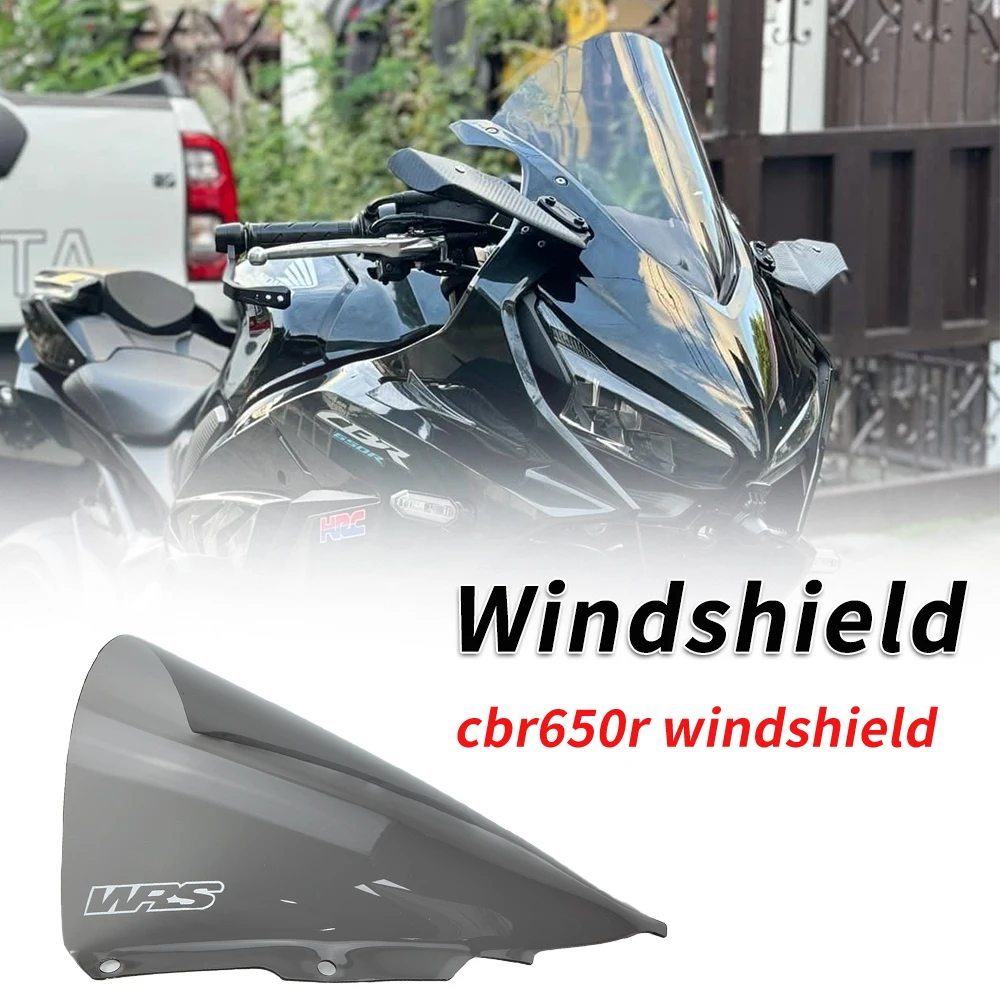 

Sport Raised Windshield Racing Spoiler, Honda CBR650R 2019-2024 2025 cbr650r