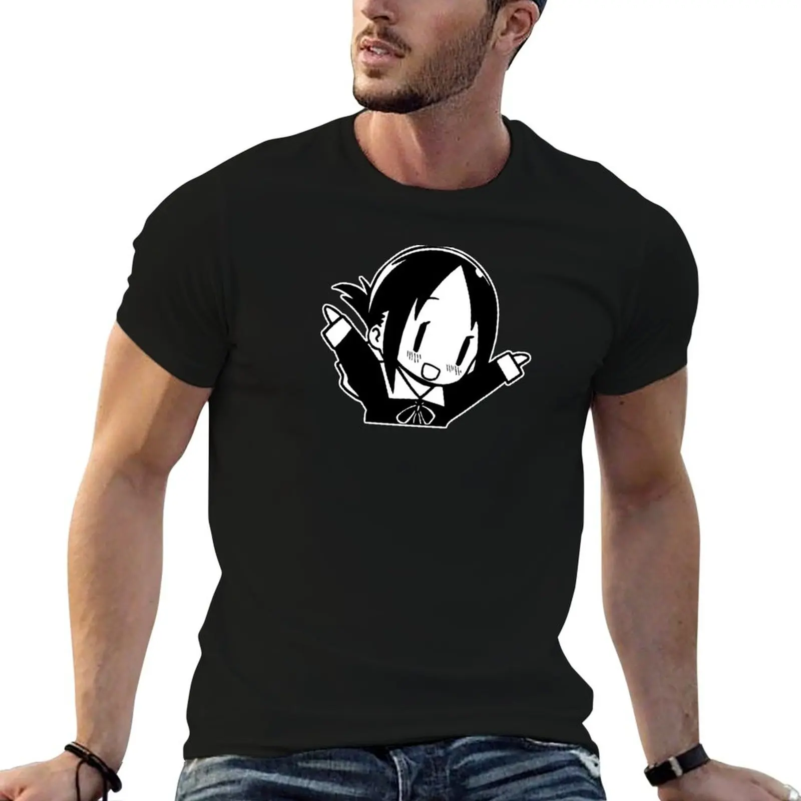 Chibi Bakaguya chan kaichou T-Shirt Lightweight Casual Summer T-Shirt