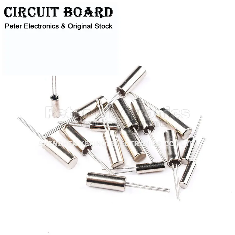 10PCS Crystal Oscillator 16M Cylindrical Type 3*8MM 16MHz Quartz Crystal Passive Crystal Oscillator