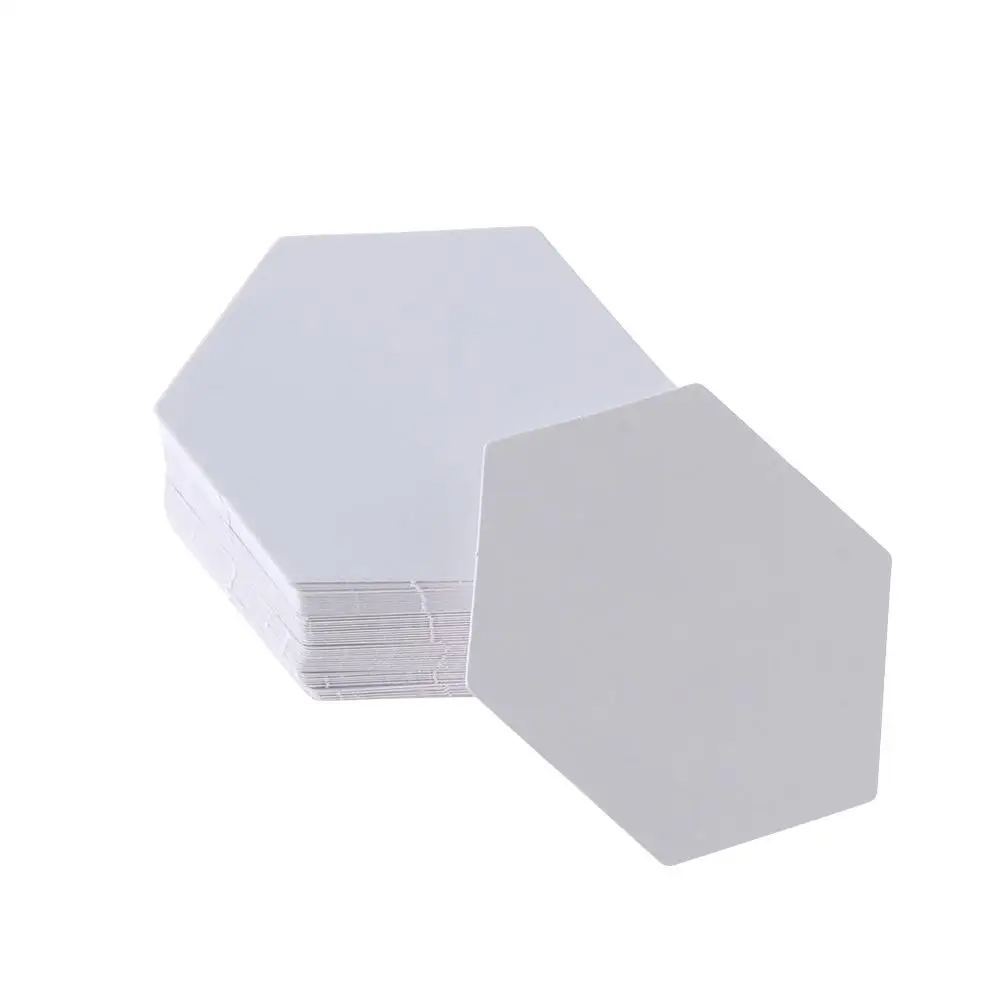 

100 шт. узоры для шитья DIY ремесло ткань для одежды шестигранные шаблоны для квилтинга лоскутная бумага