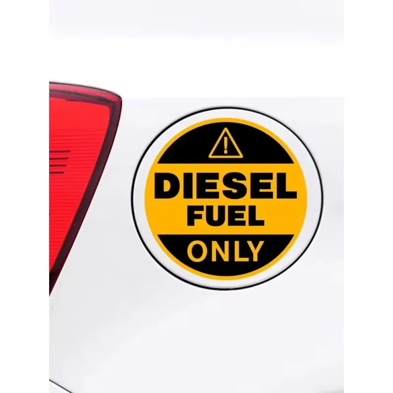 

2 PCS Self-adhesive Decal Diesel Fuel Only Car Sticker Waterproof Auto Decors on Bumper Rear Window 12cm PVC KK