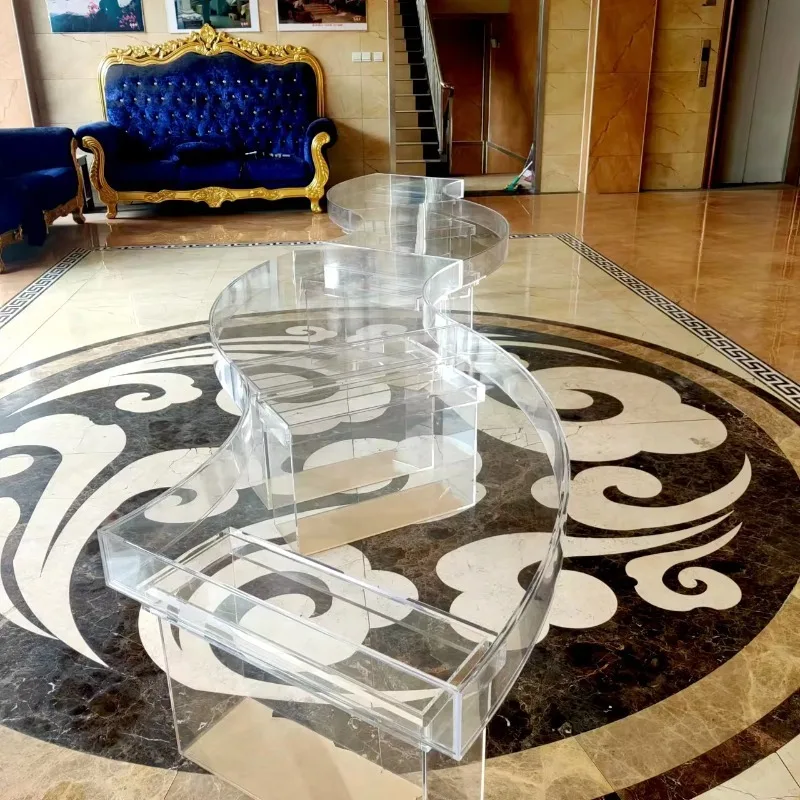 

Children's transparent acrylic table Party acrylic children's snake table