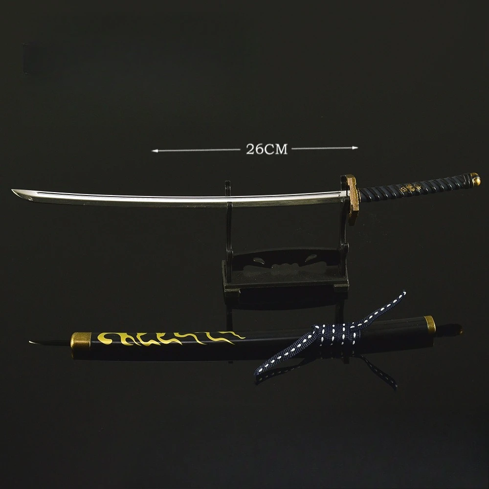 26cm/10.24인치 고스트 오브 쓰시마 게임 주변기기 무기 모델 데스크탑 장식품 컬렉션 소녀 소년을 위한 생일 선물