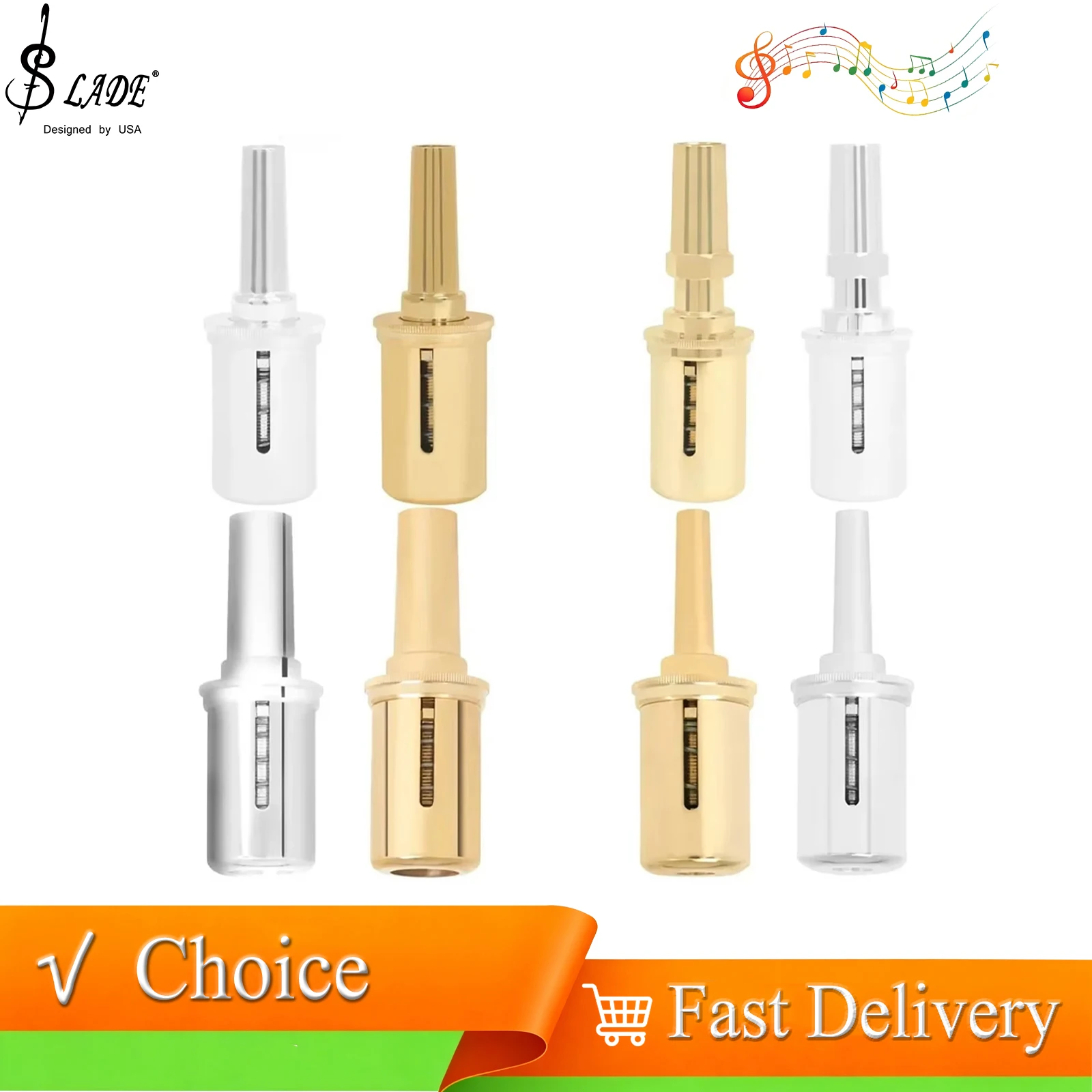

SLADE Trumpet Mouthpiece Corrector Pressure Reducing Valve Assistant Tool Baritone Horn Mouthpiece for Beginner Decompression