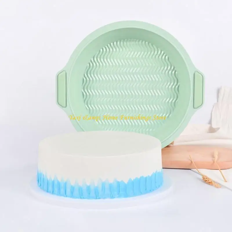 

W8EA Round Cake Pan Non Reusable Baking Pans Silicone Cake Mold Bakeware Set