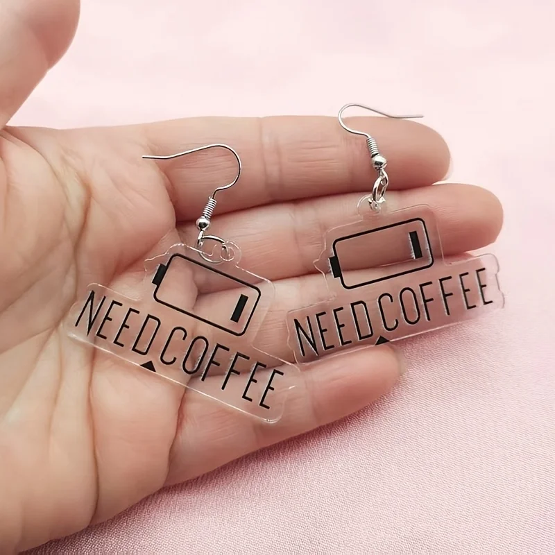 10pcs Acrylic Out of Battery Earrings, Women's Earrings, Best Gift Choice