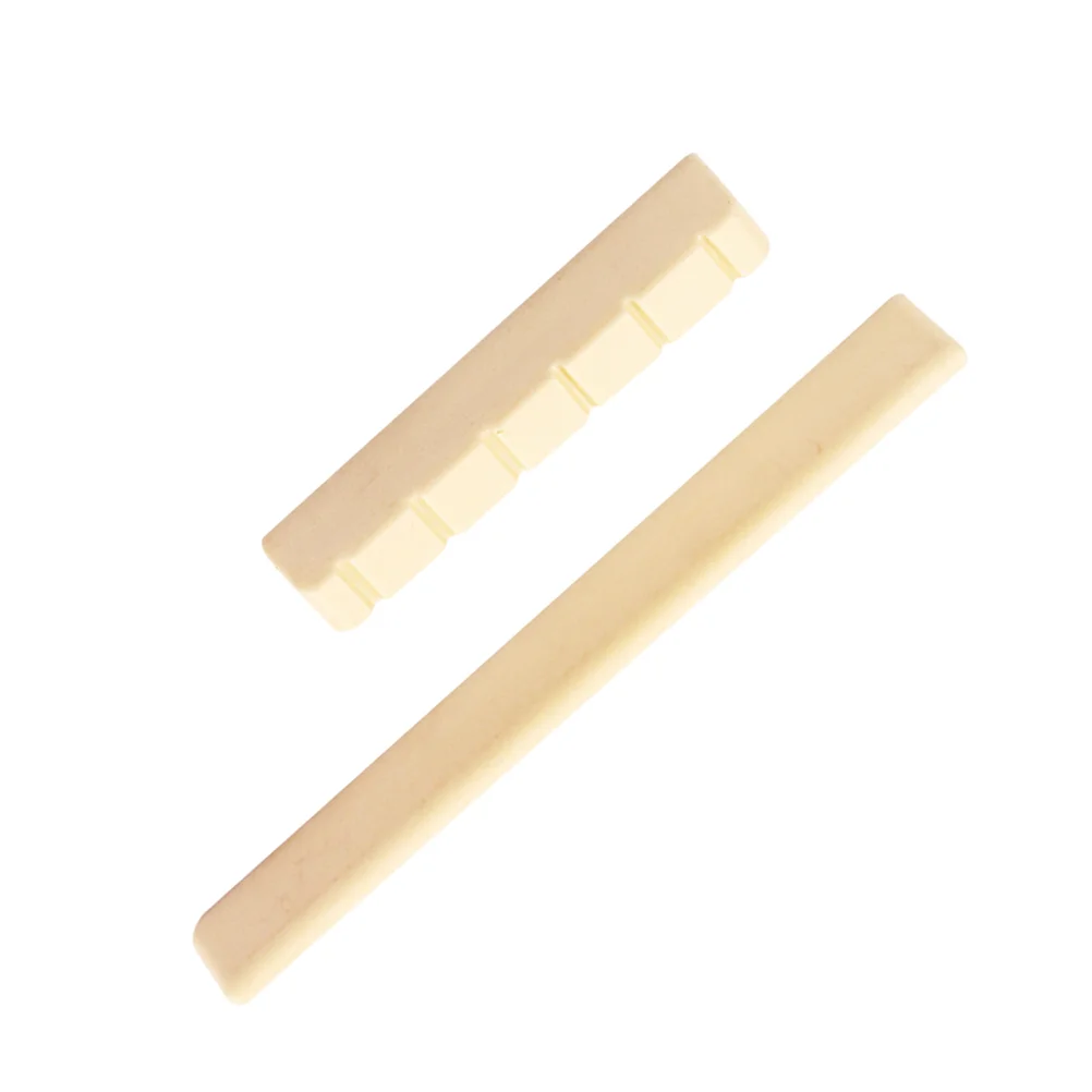 Guitar Nut Bridge Acoustic Saddle Replacement Classical Neck Bone and Kit Accessory