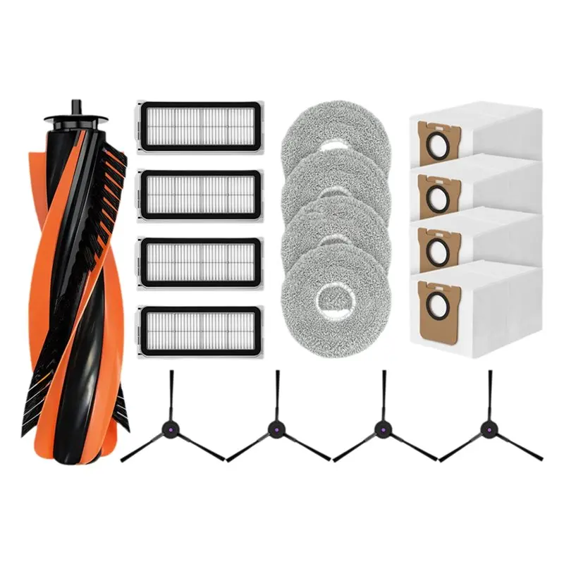 

A67Z основная боковая щетка HEPA-фильтр, накладка для швабры, мешок для пыли для JONR P20 Pro/для JONR T5 Pro, запасные части, аксессуары