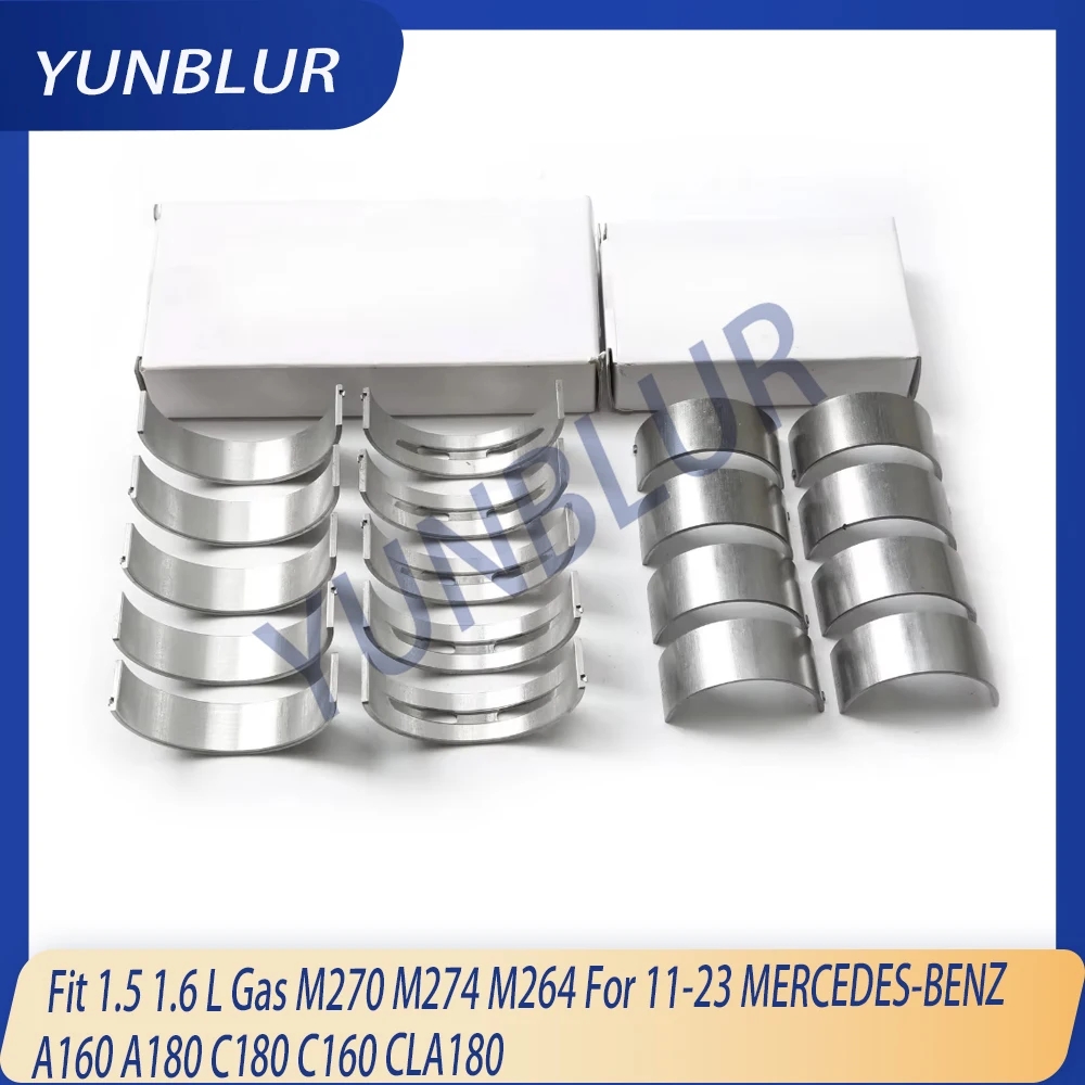 

Engine Parts Main & Con-rod Bearing Set Fit 1.5 1.6 L Gas M270 M274 M264 For 11-23 MERCEDES-BENZ A160 A180 C180 C160 CLA180