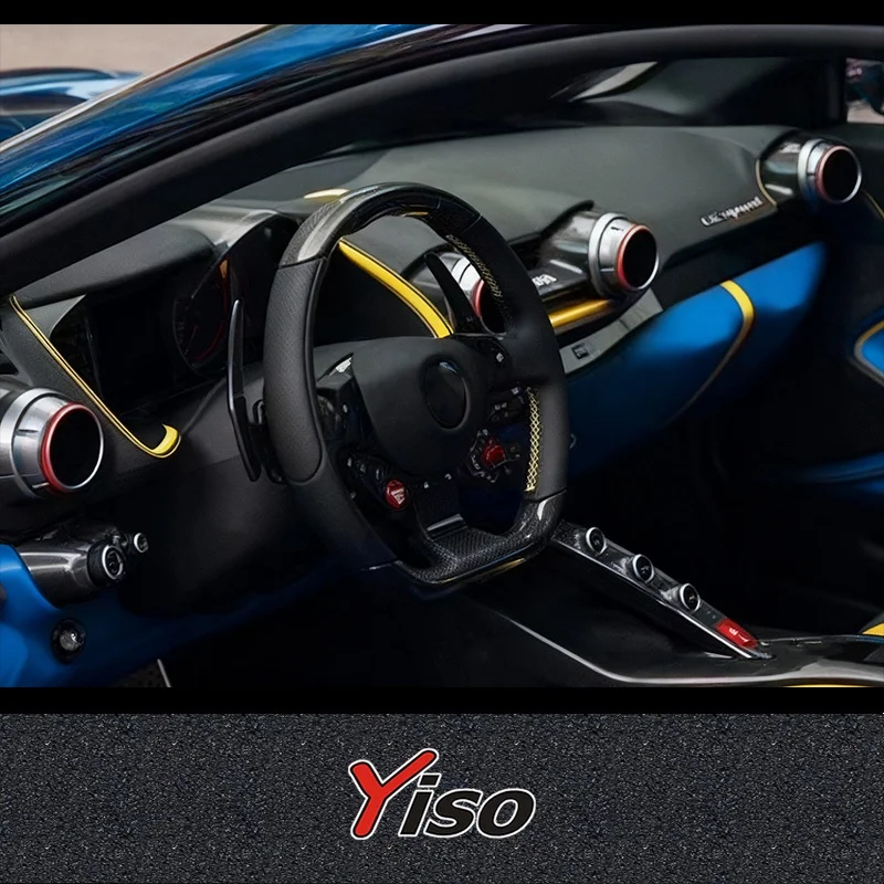 Suitable for 812 modified OEM dry carbon fiber Modified interior kits welcome steps central control air conditioning panels