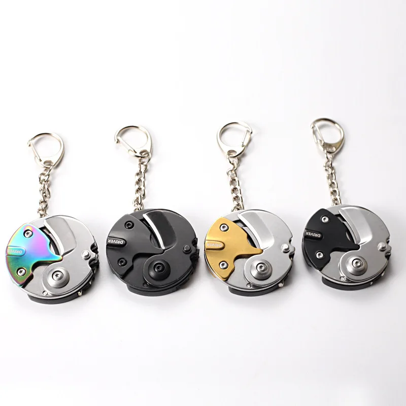 

Gadget 1.0 Upgrade Multifunctional Black Coin Mini Micro Pocket Key Portable Screw