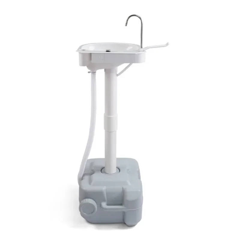 

Plastic portable integrated water-saving wash basin camping outdoor mobile portable wash table electric version