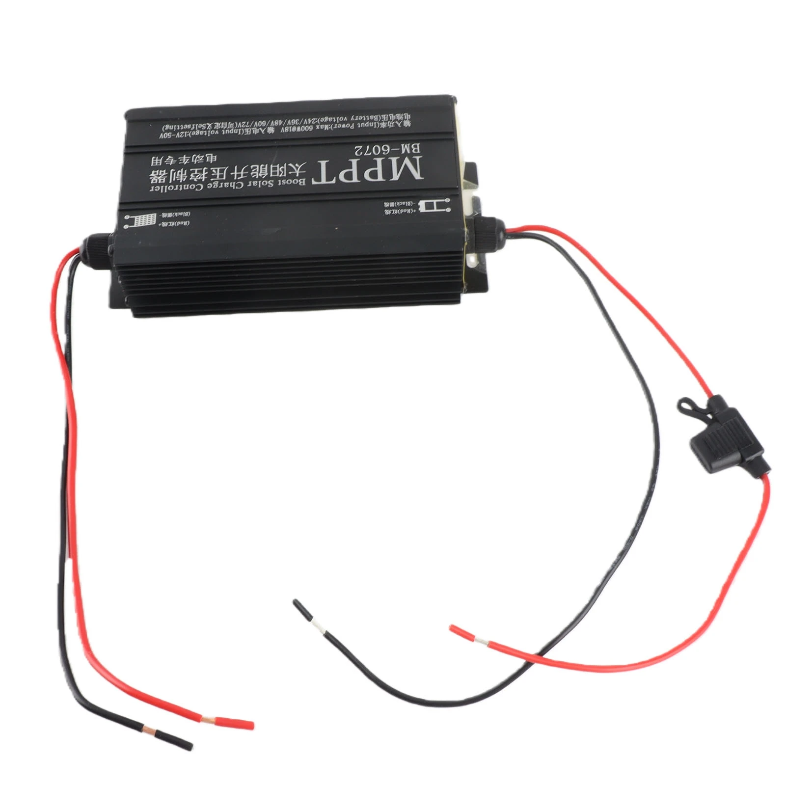 600W MPPT Boost Solar Charge Controller 12-50V Input LCD Display Step Up Solar Charging Controller 24V 36V 48V 60V 72V