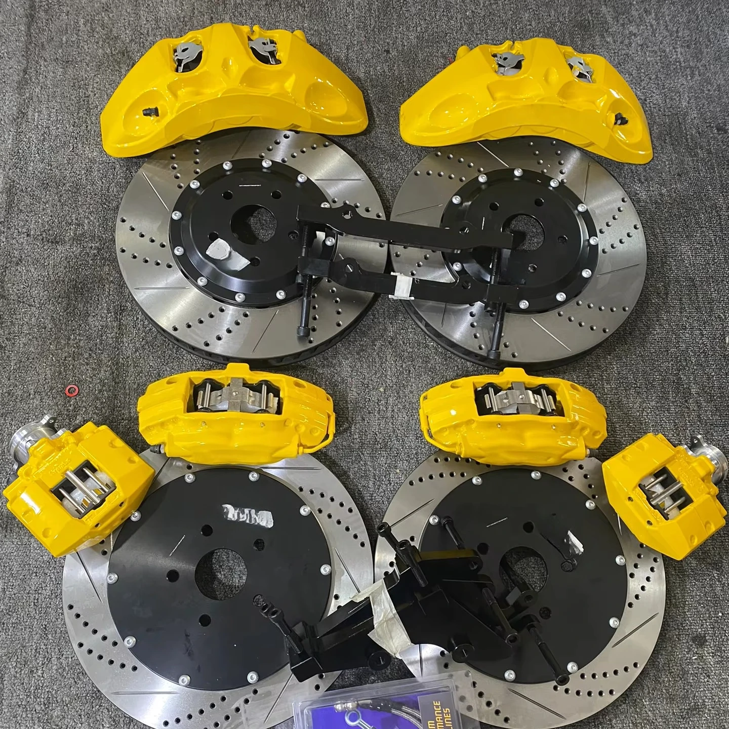 

Factory sales sports car large brake caliper kit 6 pots 4 pots