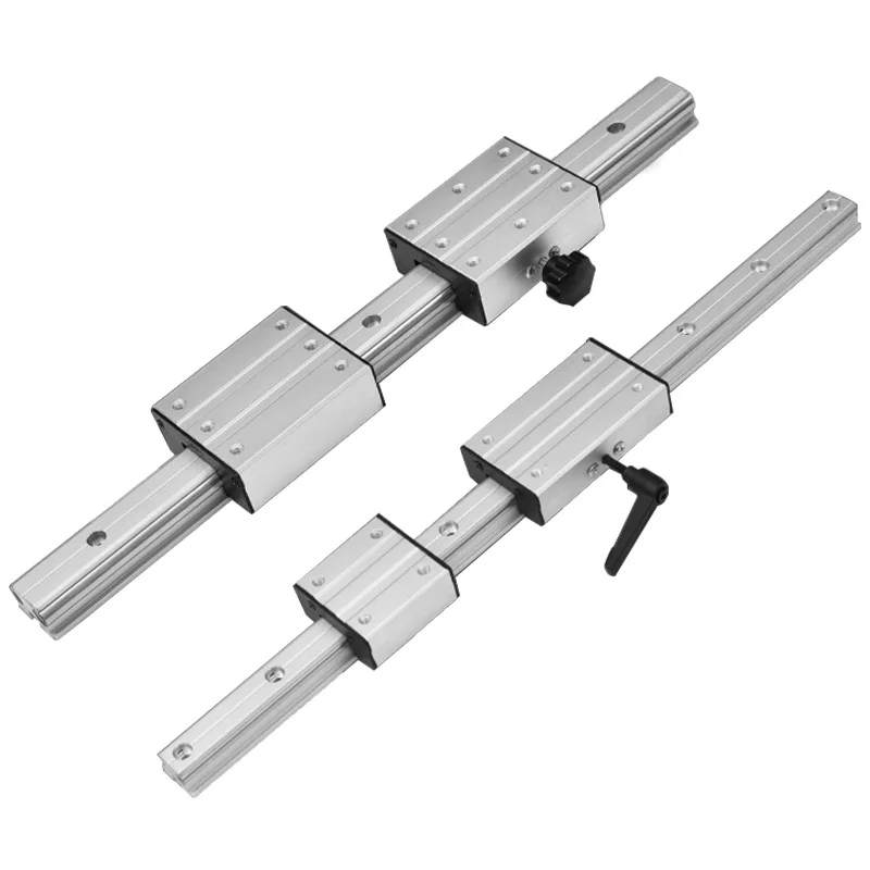 LGD Dual-axis Guide Rail LGD6 Linear +LGB6 (100 * 60) Slider Block With 6 Wheels 3D Printer Shaft 100-550mm Machine Tool CNC
