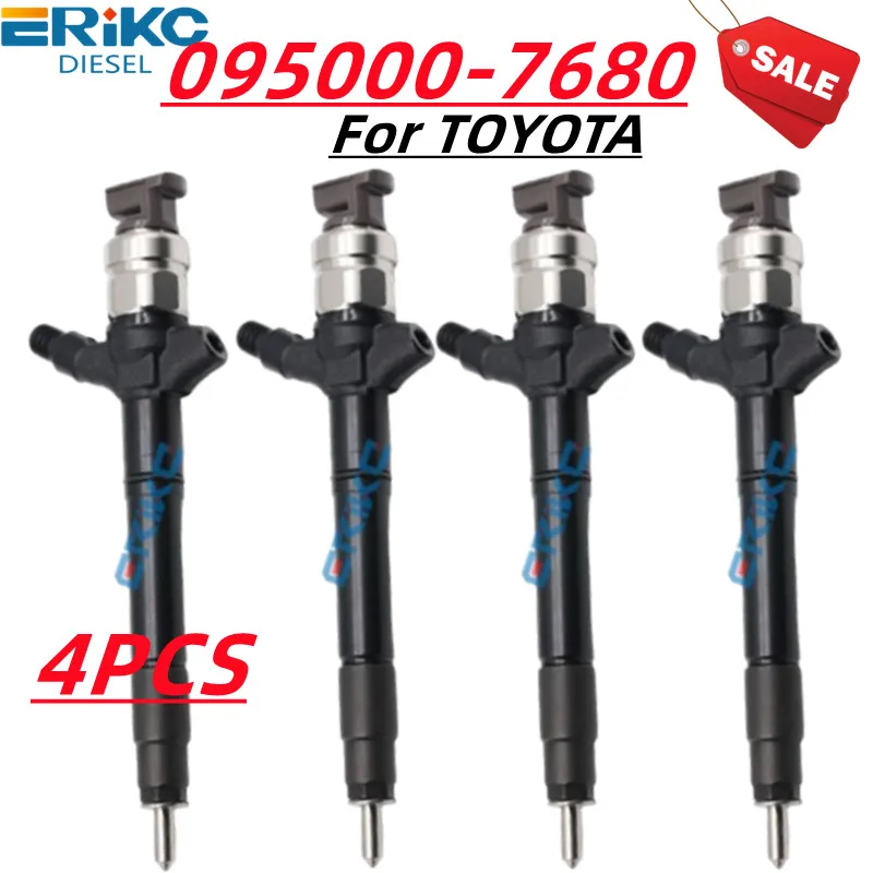 

095000-7680 Fuel Injector Nozzle Assy 095000-7681 Diesel Injection for TOYOTA 1AD-FTV 2AD-FTV 2367009190 2367009230 2367009270