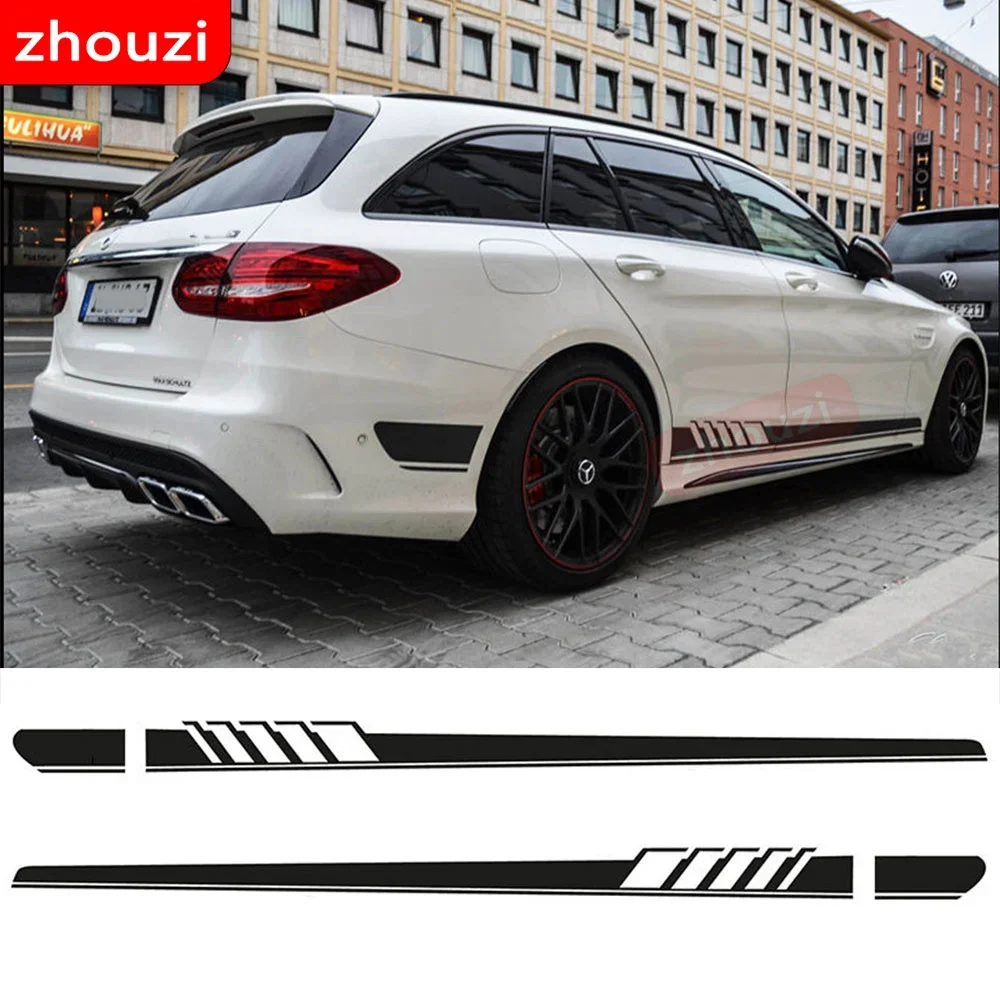 

Наклейка на порог с боковой полосой Edition 1 для Mercedes Benz S205 C Class W205 Estate C180 C200 C280 C300 C320 C350 C63 AMG