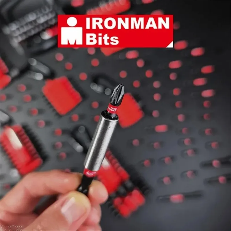 7-24Pcs Impact Screwdriver Bits Set with Organizer Sleeve 1Pc Bit Holder and Magnetic S2 Steel Multi Driver Bits