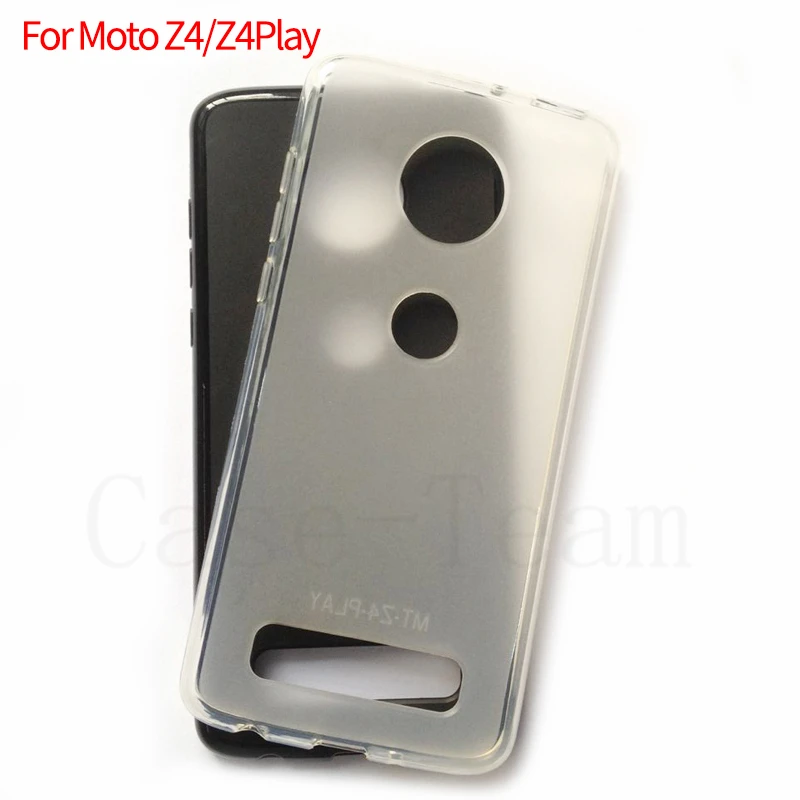 Matte Soft TPU Case For Motorola Moto Z4 Z3 Z4 Play Z4Play Z3Play Silicone Thin Slim Back Cover