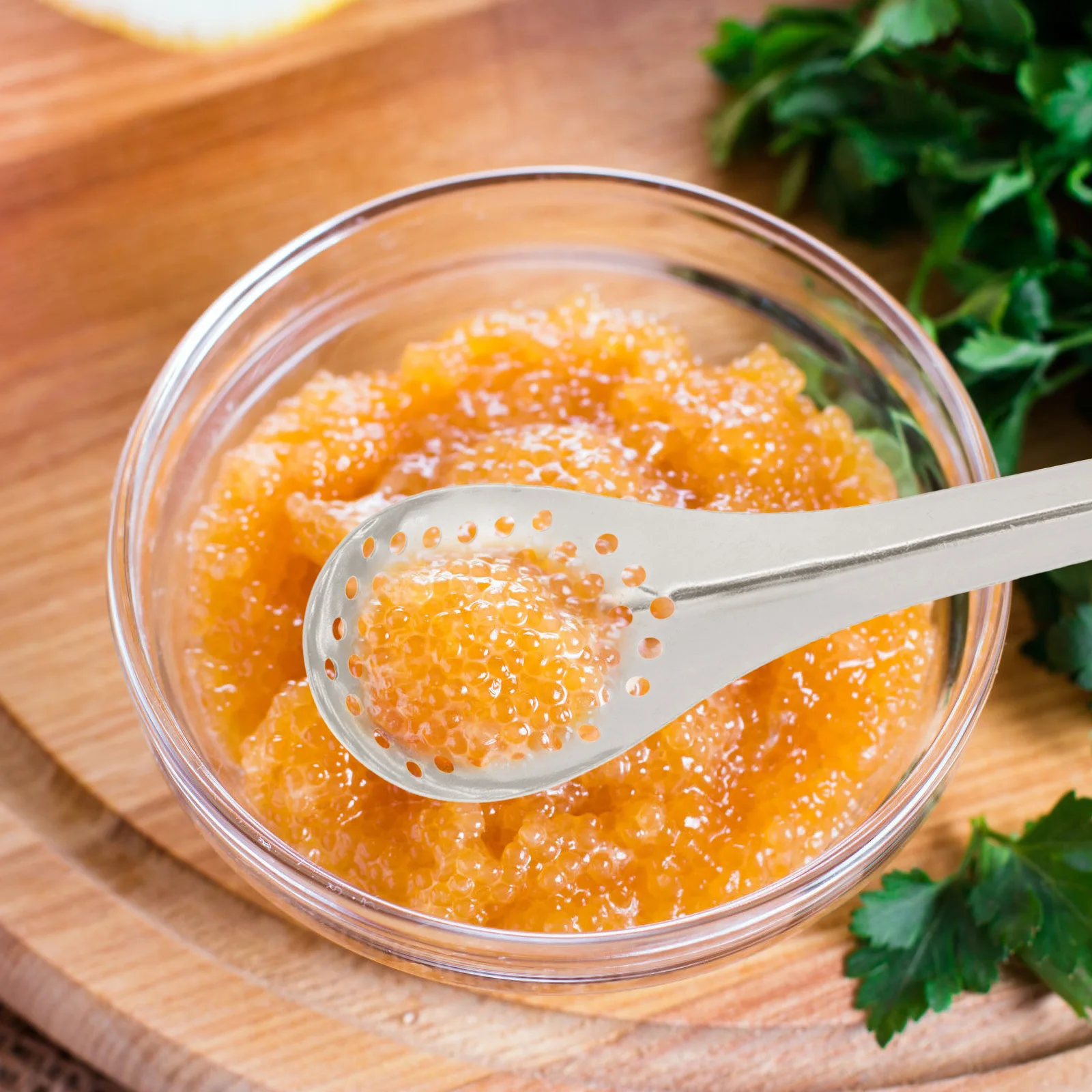 

3pcs Stainless Steel Caviar Spoon Small Slotted Spoon For Cooking Spherification Kitchen Gadgets Cocktail Strainer Soup Scoop