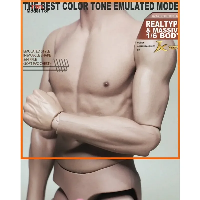 Nova escala 1/6 figura do corpo masculino militar corpo muscular ombro estreito homem corpo s01 flexível para 12 "soldados figura de ação brinquedos