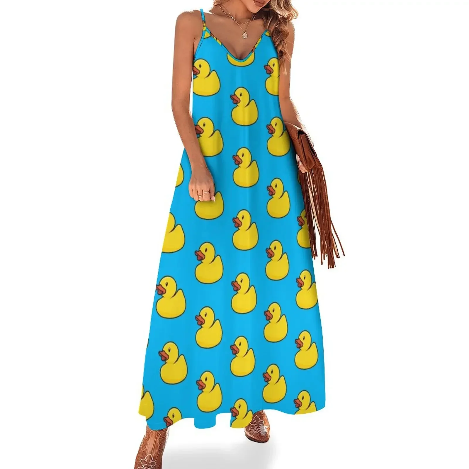 

Rubber Duck Sleeveless Dress Woman dresses dresses for womens 2024 women clothes Bridesmaid dress woman Dress