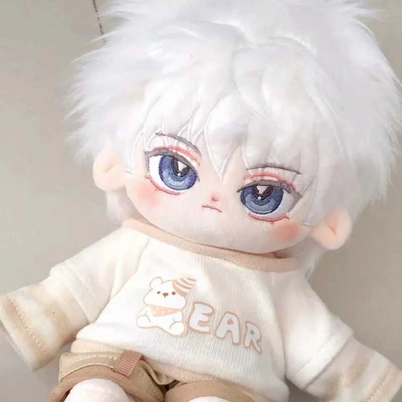 NEW Anime Killua Zoldyck HUNTER×HUNTER Cosplay 20CM Cute Plush Stuffed Doll Cotton Body Dress Up Dolls Plushie  Mascot Xmas Gift