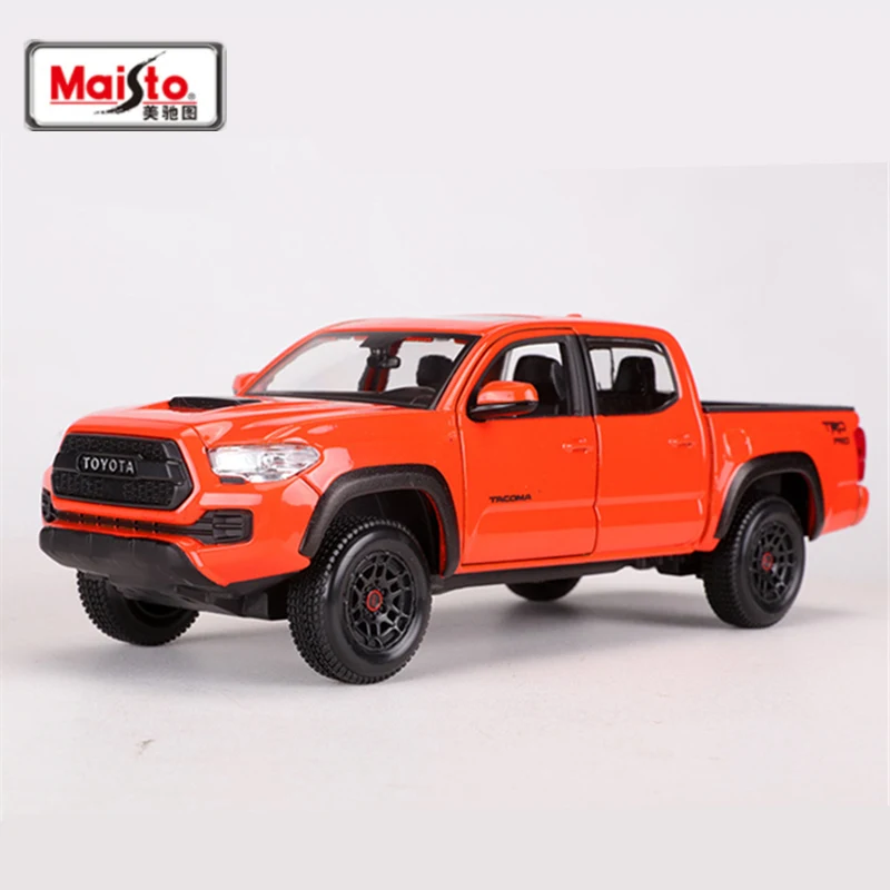 Maisto 1/27 TOYOTA Tacoma TRD PRO Pickup modello di auto in lega pressofuso giocattolo in metallo fuoristrada modello di auto alta simulazione