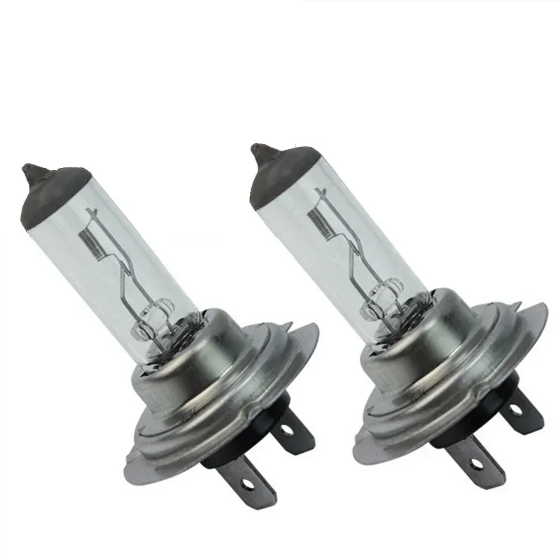 Pratical Durable High Quality Hot New Bulbs Lamp Light Headlight Driving H7 Halogen Long lasting 2Pcs 55W 6000K