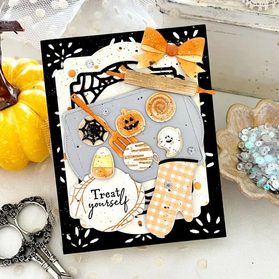 

Halloween August 2025 Metal Cutting Dies Clear Stamps Stencil Hot Foil For DIY Greeting Card Making Scrapbooking Craft Paper