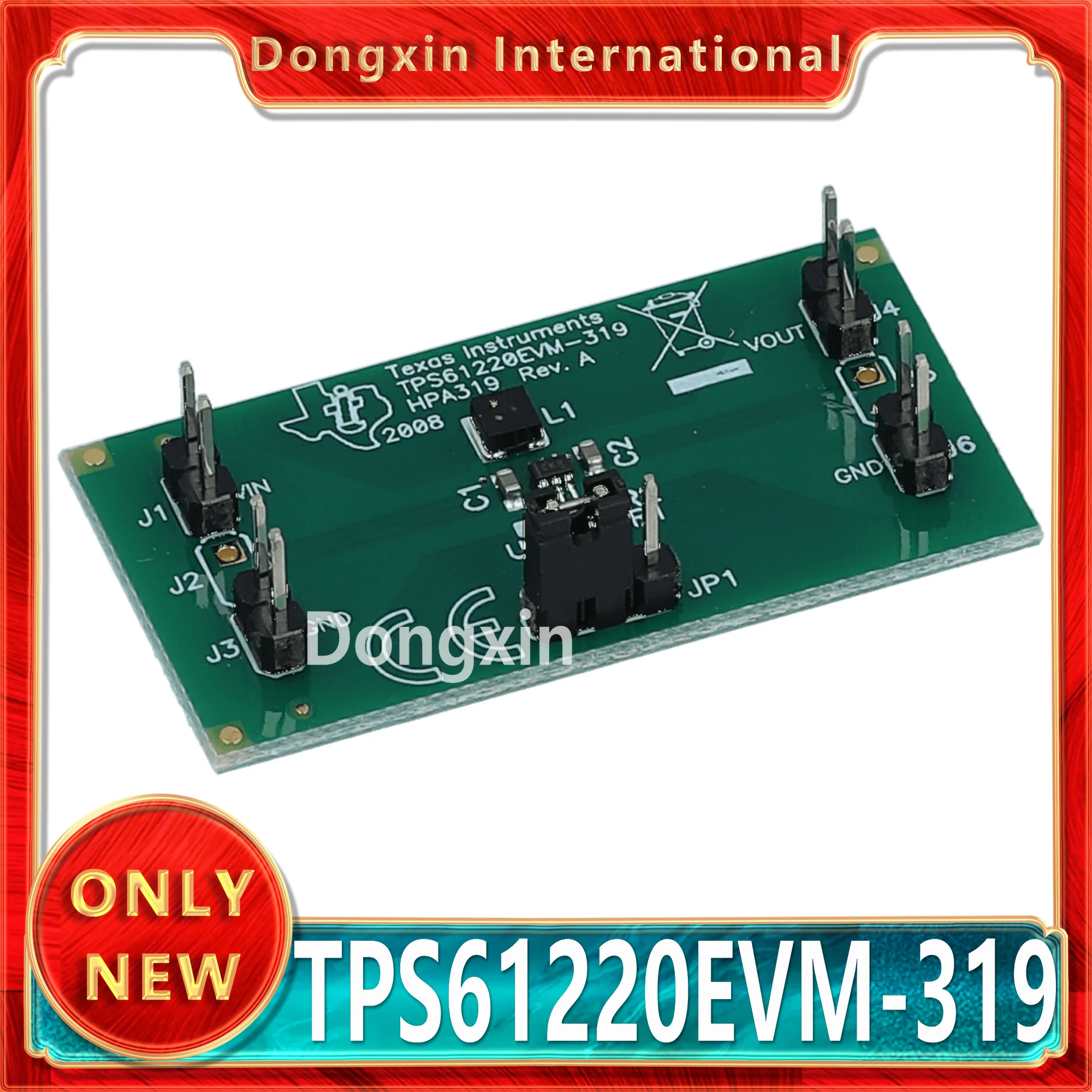 

TI original genuine product TPS61220EVM-319 facilitates evaluation of the TPS61220 low input voltage boost converter.