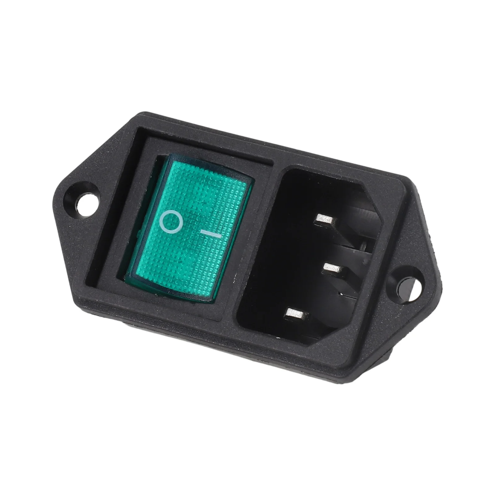 Easy To Locate 10A 250V Socket 3P 50HZ Socket 3-pin Socket 31x24 Mm Frame Dimension 50HZ Frequency Electrical Devices