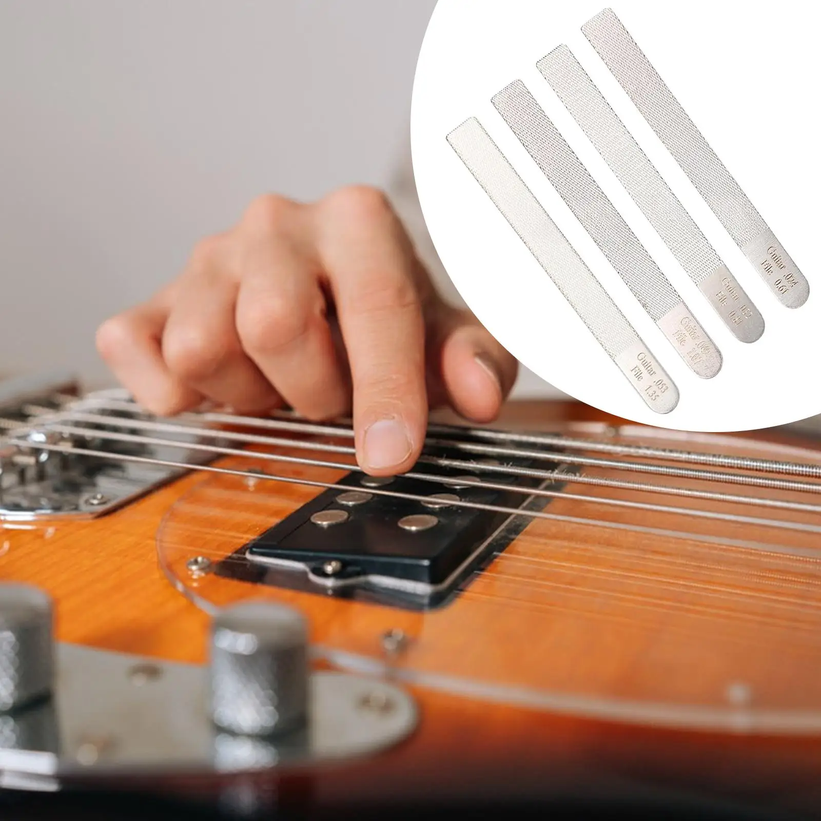 

Набор напильников для гитарных струн из нержавеющей стали для ремонта и обслуживания гитар (инструменты для лютейеров)