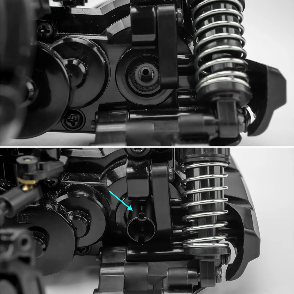 TRINOOD Diff Cup Vorder- und Hinterachse Schwingarm CVD Antriebswelle Body Post Mount Lenkungscup für 1/10 Tamiya M05 Upgrade-Teile – Detail 6
