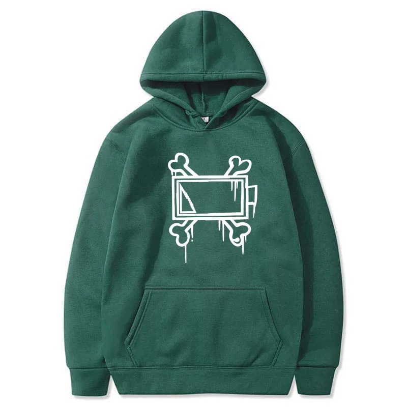 Sweat à Capuche Imprimé MURDER DelarES pour Homme, Vêtement Streetwear à Manches sulf, Décontracté, avec Sourire, pour Printemps et Automne