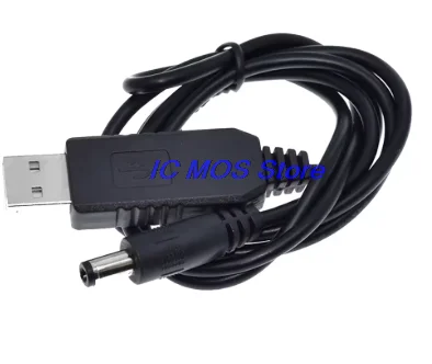 راوتر USB إلى تيار مستمر 5.5 كابل دفعة 5 فولت/9 فولت/12 فولت 5.5*2.1 مللي متر
