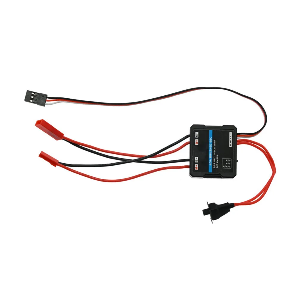 

1 PCS 40A Brushed ESC Electronic Speed Controller For WPL C24 C34 MN D90 MN99S MN86S Micro Brush Electric Regulator Accessories