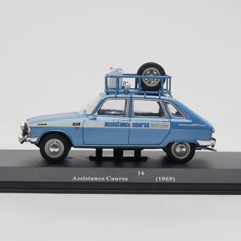 Ixo escala 1:43 16 curso de assistência 1969 veículo de resgate de corrida modelo de carro de liga clássicos lembrança para adultos presente exibição estática