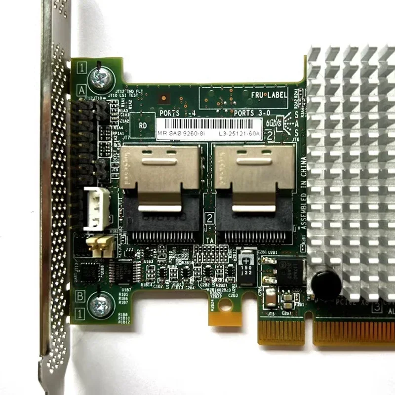 C=FOR LSI MR SAS 9260-8i RAID Controller Card SAS Sata PCI-E 512m RAID5 6G/S 8-PORT RAID Expander Card High Quality 100%